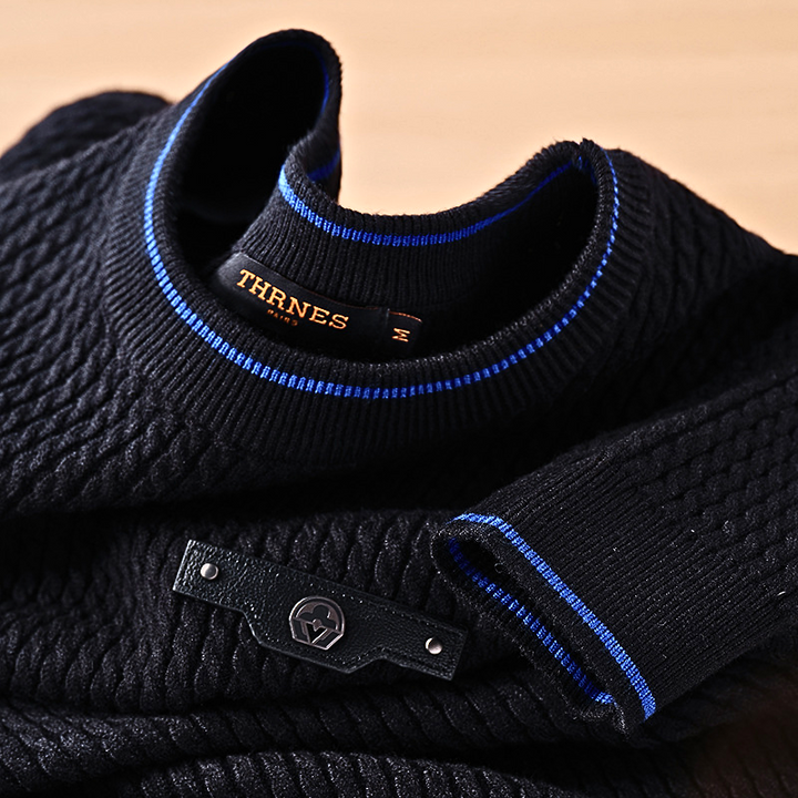 Thrines Braided Knit Sweater