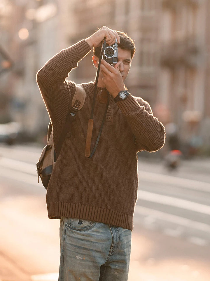 Everyday Waffle Knit Sweater