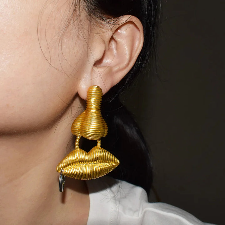 Aurora Spiral Drop Earrings