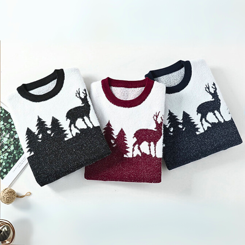 Crimson Pines Sweater