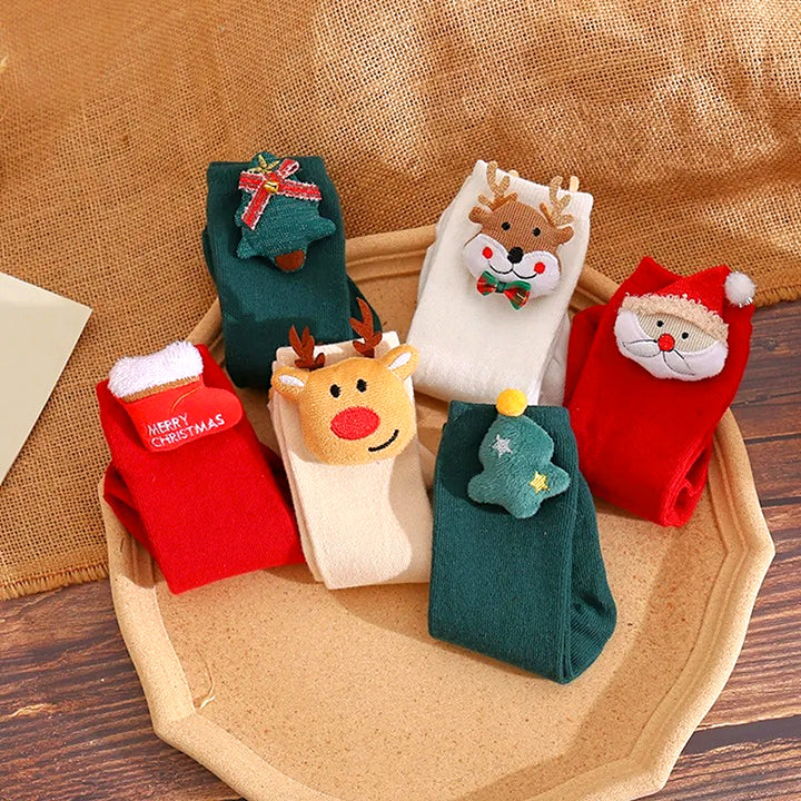 Kids' Festive Plush Socks