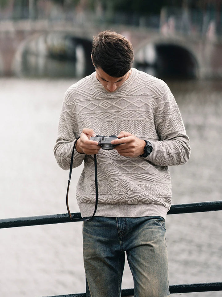 Voyager Geo-Pattern Sweater
