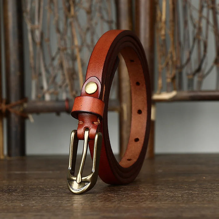 Equestrian Elegance Leather Belt
