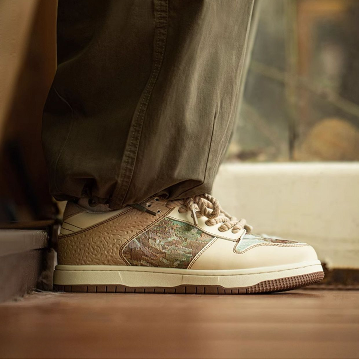 Oil Canvas Sneakers - Men's