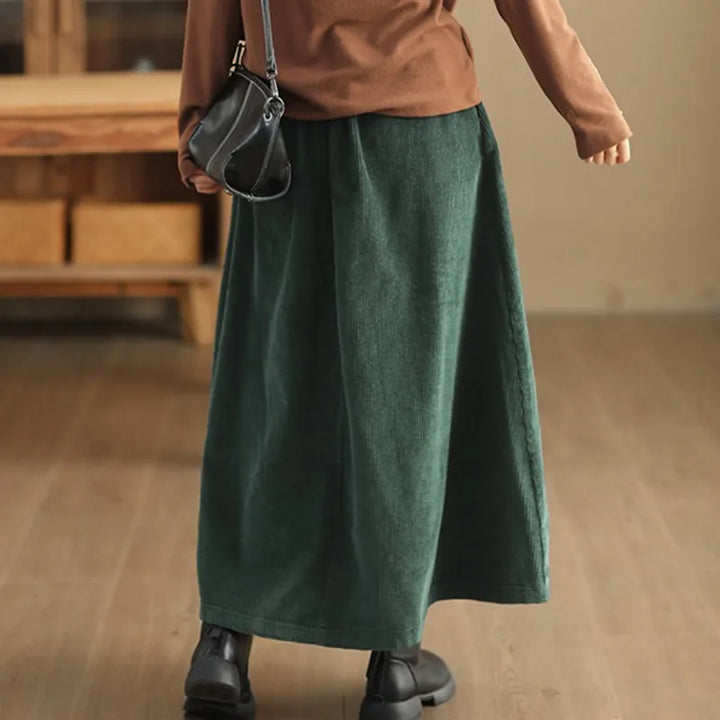 Classic Corduroy Maxi Skirt
