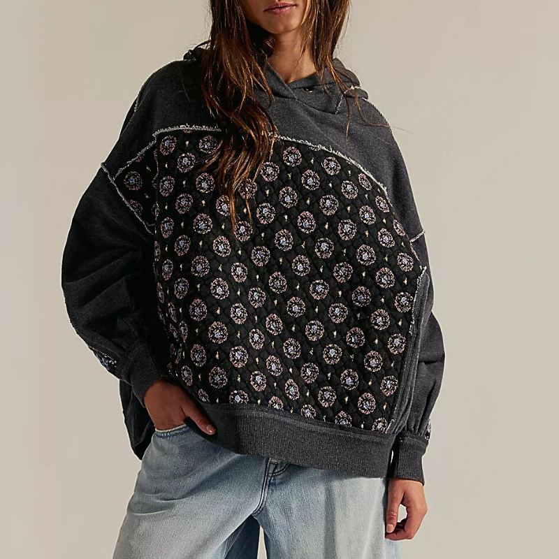 Chestnut Quilt Hoodie