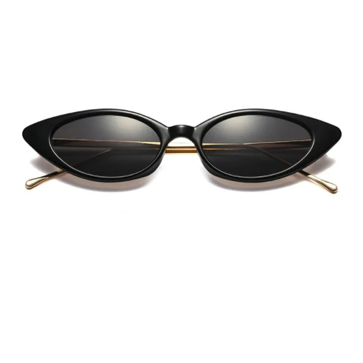 Slim Framed Golden Sunglasses