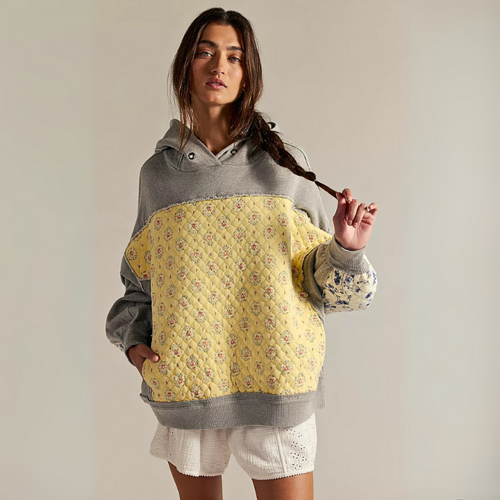 Chestnut Quilt Hoodie