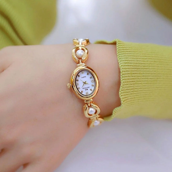 Pearly Bracelet Wristwatch