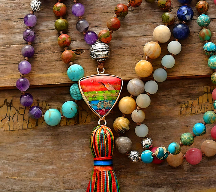 The 7-Chakra Stone Necklace