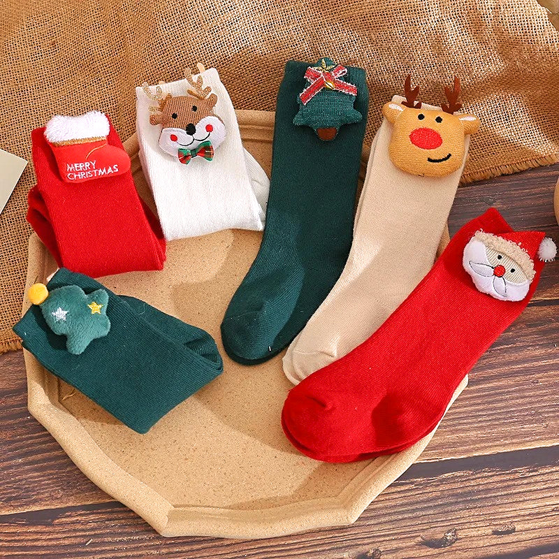 Kids' Festive Plush Socks