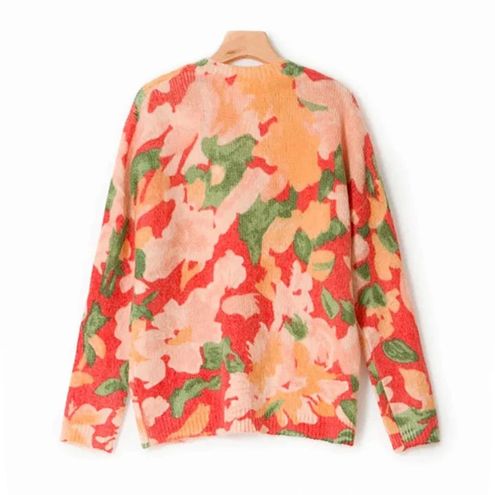 Floral Crewneck Sweater
