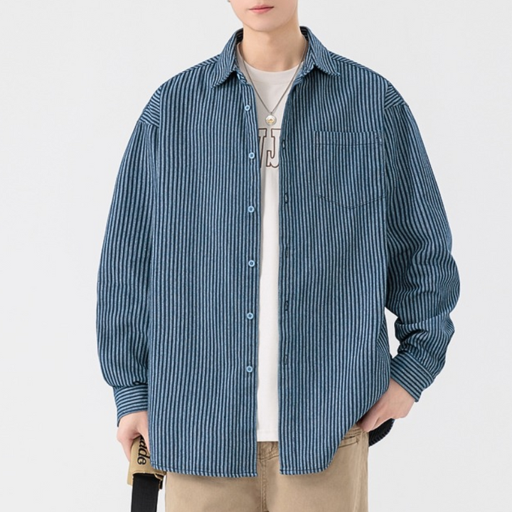 Indigo Jacquard Denim