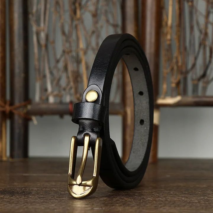 Equestrian Elegance Leather Belt