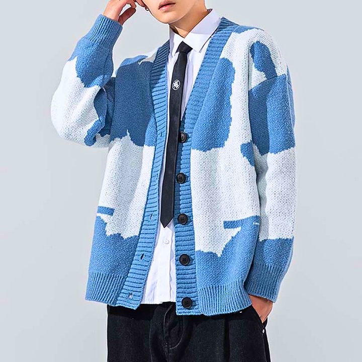 Cloudform Abstract Cardigan