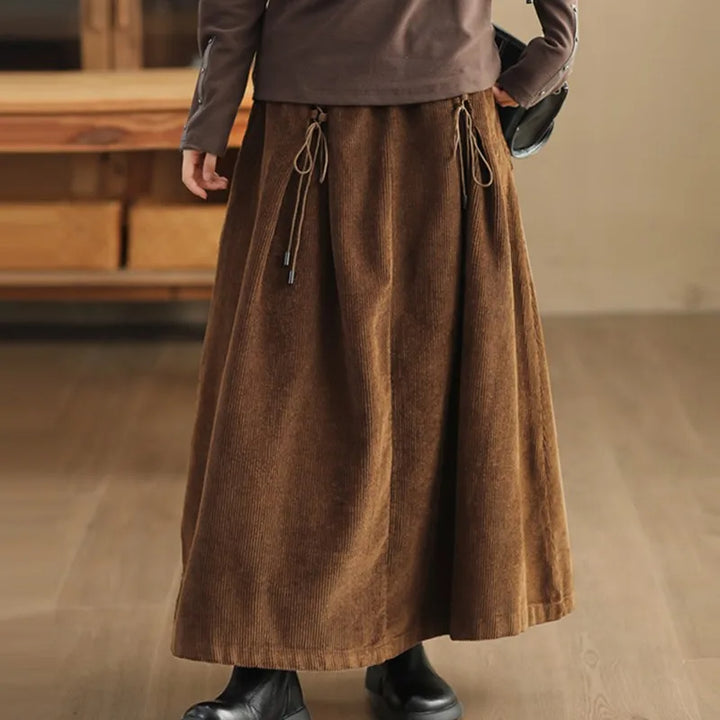 Classic Corduroy Maxi Skirt