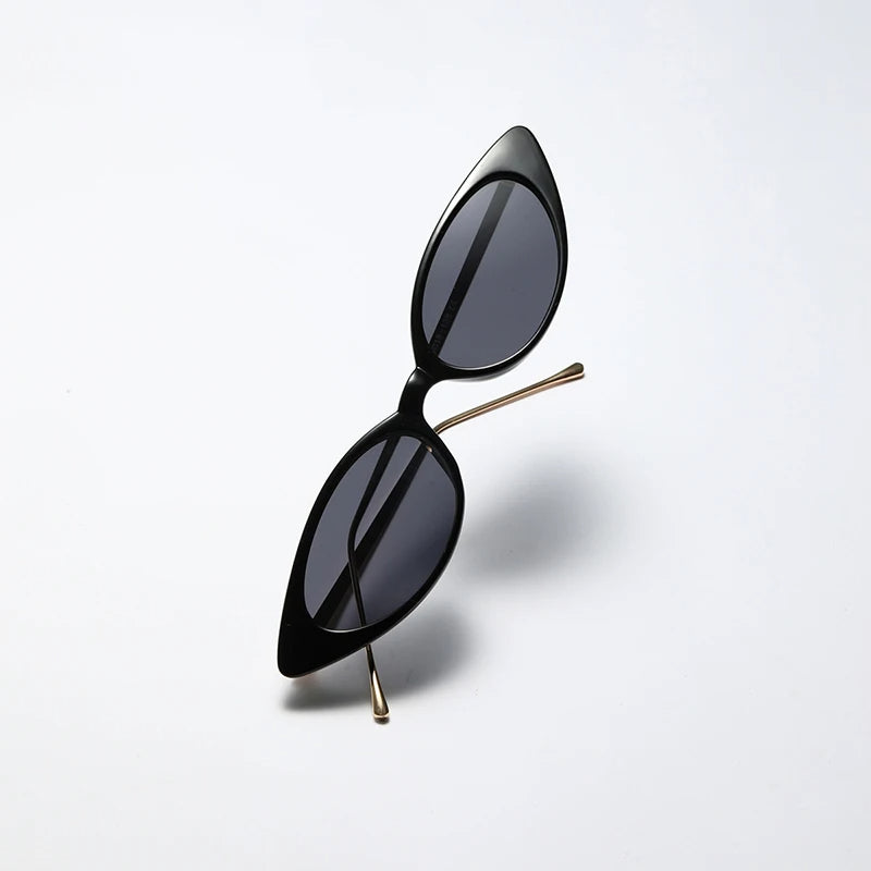 Slim Framed Golden Sunglasses