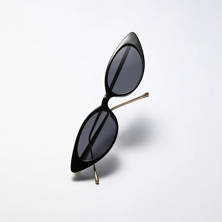 Slim Framed Golden Sunglasses