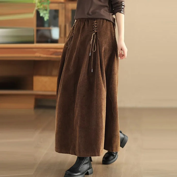 Classic Corduroy Maxi Skirt