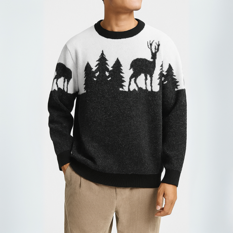 Crimson Pines Sweater