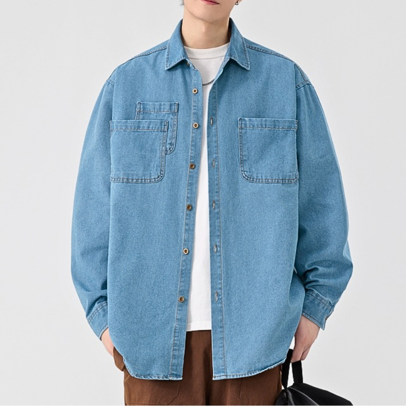Indigo Jacquard Denim