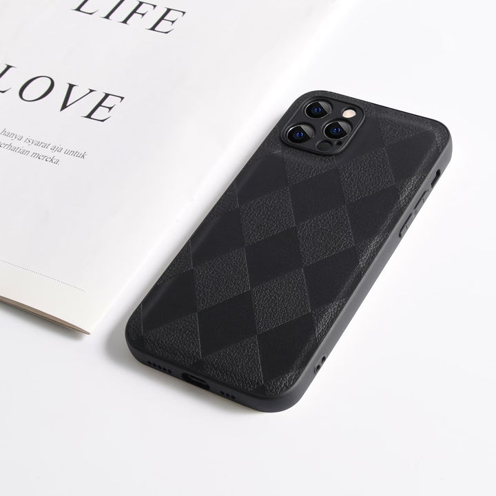 Timeless Checkered-Pattern Phone Case