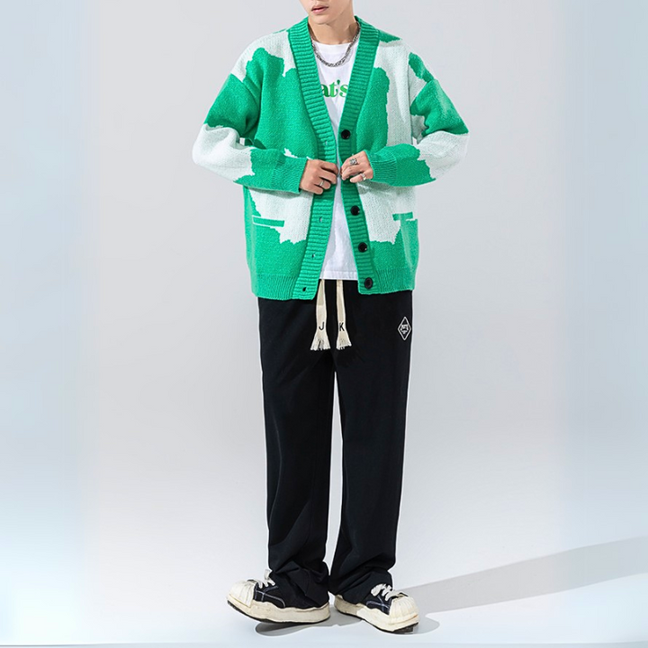 Cloudform Abstract Cardigan
