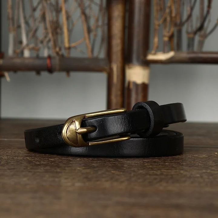 Equestrian Elegance Leather Belt
