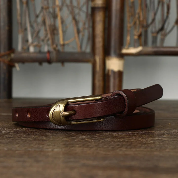 Equestrian Elegance Leather Belt