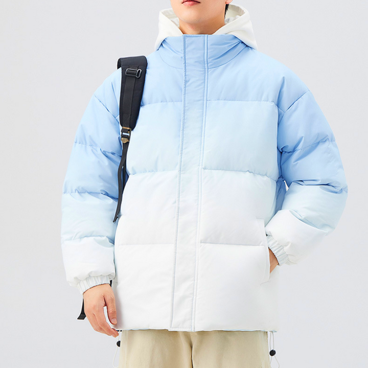 Ombré Puffer Coat