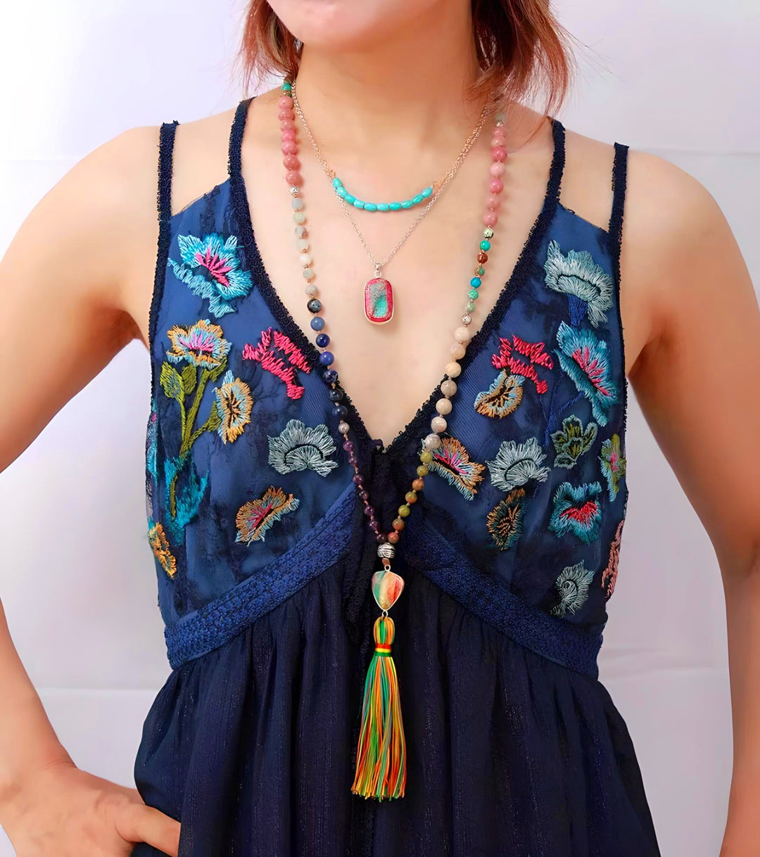 The 7-Chakra Stone Necklace