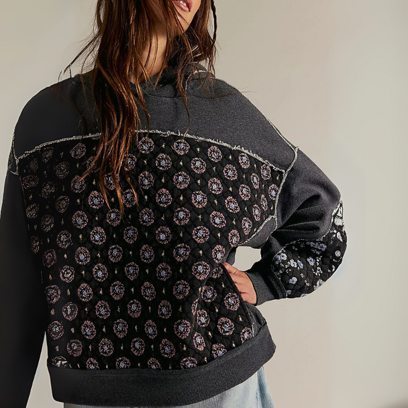 Chestnut Quilt Hoodie