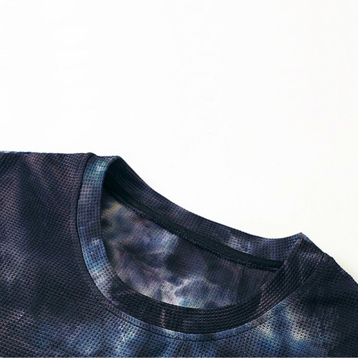 Nebula Waffle-Knit Crewneck