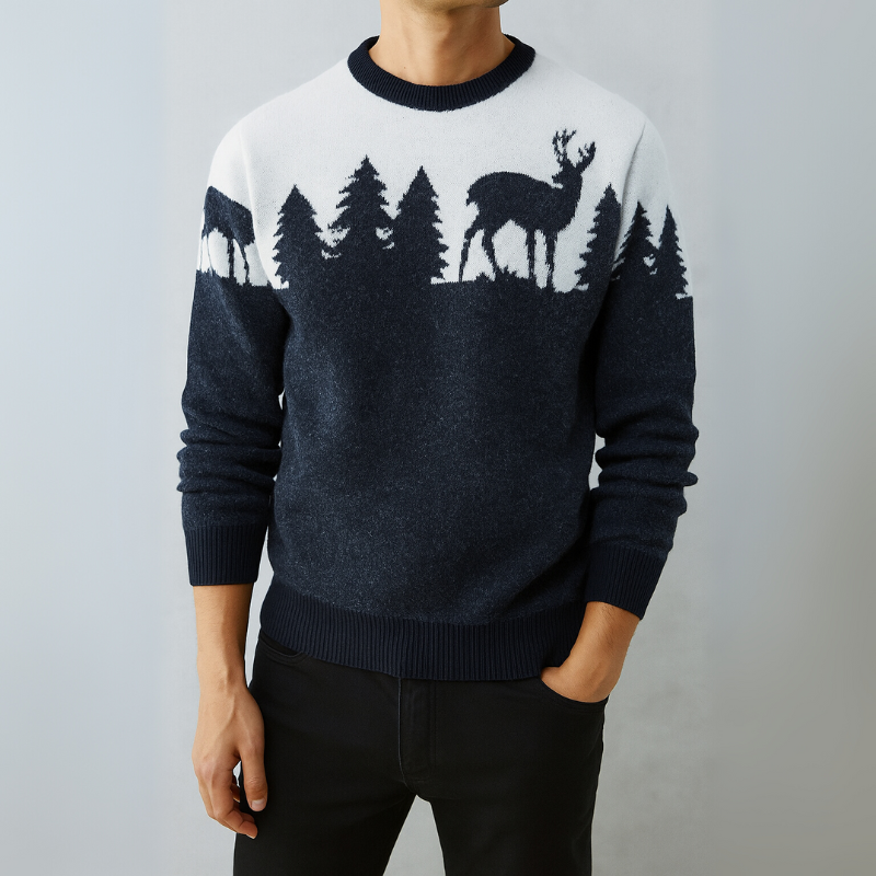 Crimson Pines Sweater