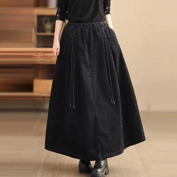 Classic Corduroy Maxi Skirt