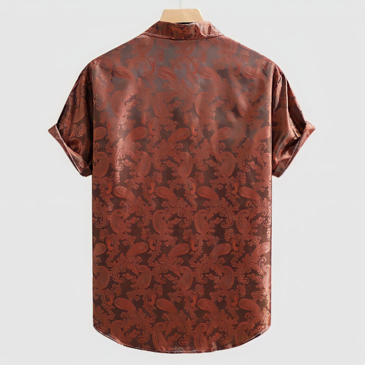 Silky Paisley Jacquard Shirt
