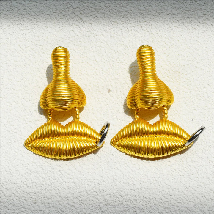 Aurora Spiral Drop Earrings