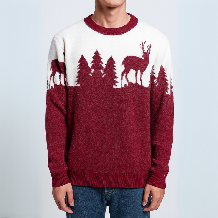 Crimson Pines Sweater