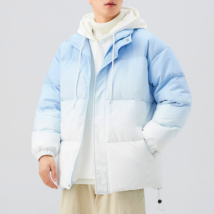 Ombré Puffer Coat
