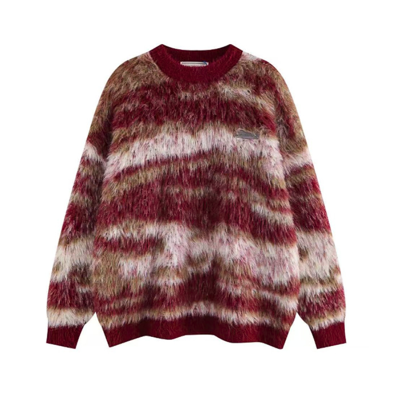 Ocean Swirl Shag Sweater