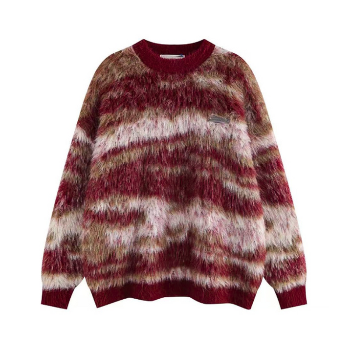 Ocean Swirl Shag Sweater