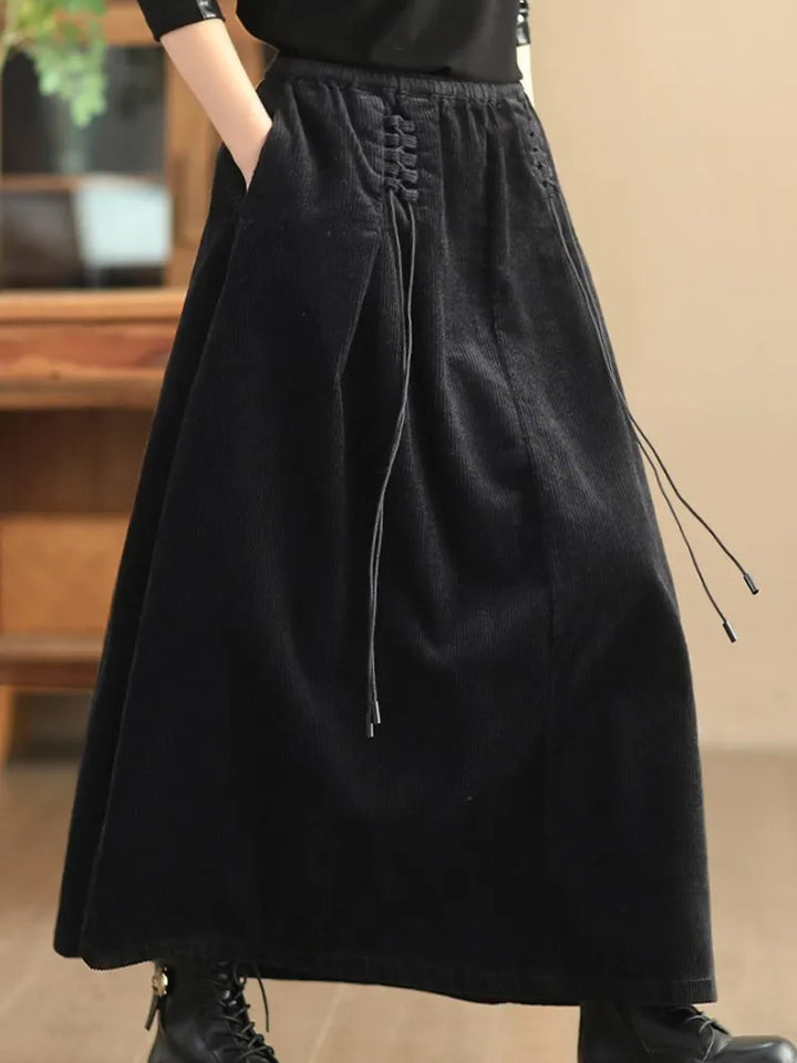 Classic Corduroy Maxi Skirt