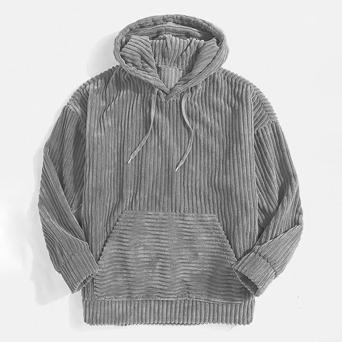 Corduroy Hooded Sweatshirt