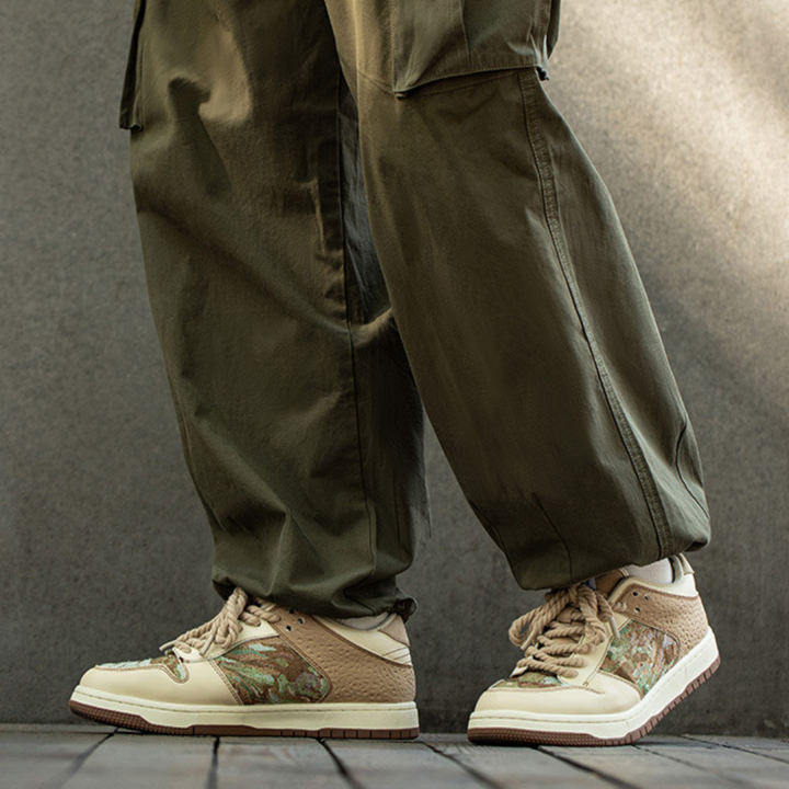 Oil Canvas Sneakers - Men's