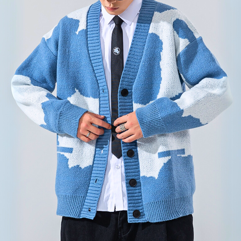 Cloudform Abstract Cardigan