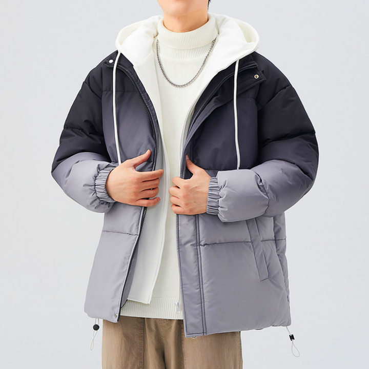 Ombré Puffer Coat