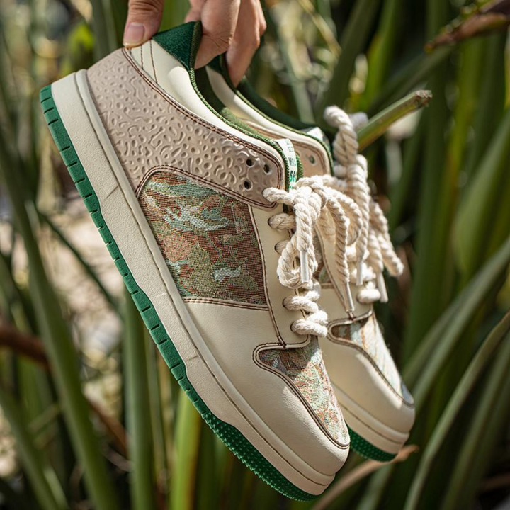 Oil Canvas Sneakers - Men's