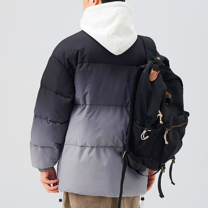 Ombré Puffer Coat