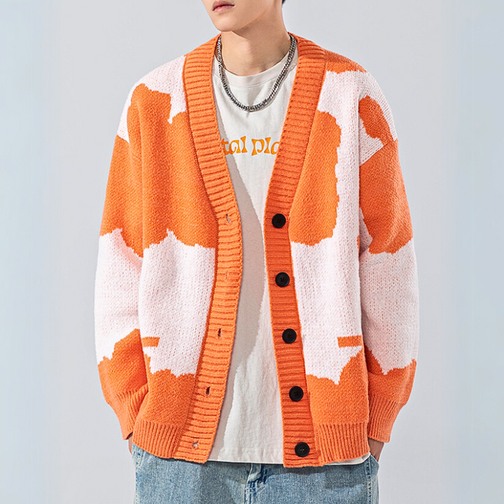 Cloudform Abstract Cardigan