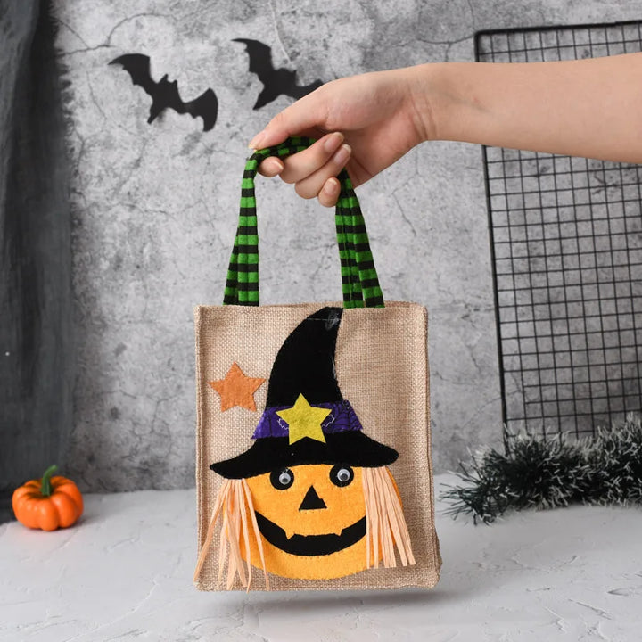 "Trick-or-Treat" Interactive Linen Tote
